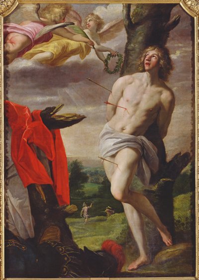 Das Martyrium des heiligen Sebastian, 1624 von Horace Leblanc